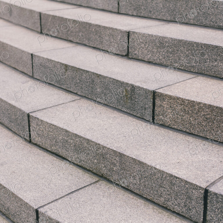 Stone steps in a city.