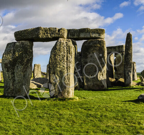 Stonehenge, prehistoric henge with large stones Stonehenge, prehistoric henge with large stones