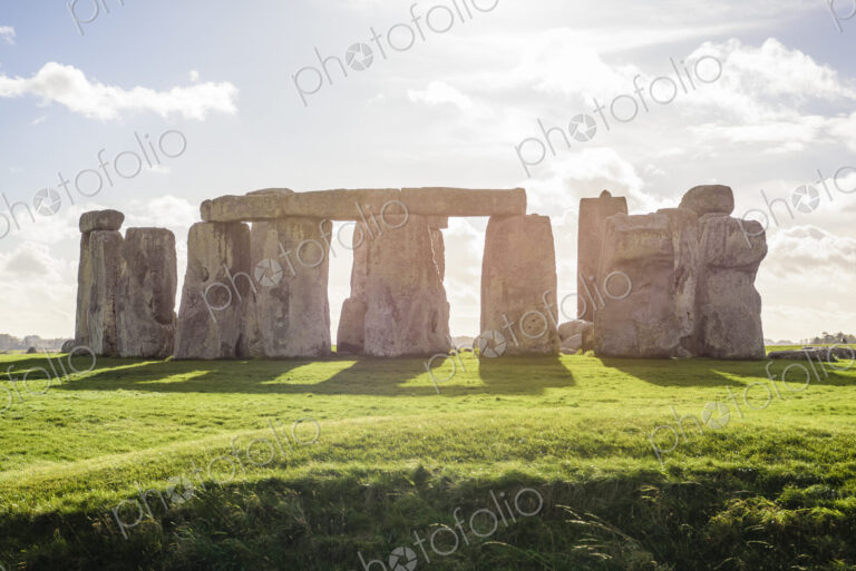 Stonehenge, prehistoric henge with large stones