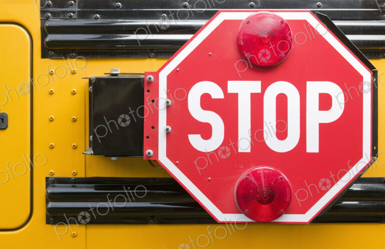 Stop Sign on School Bus