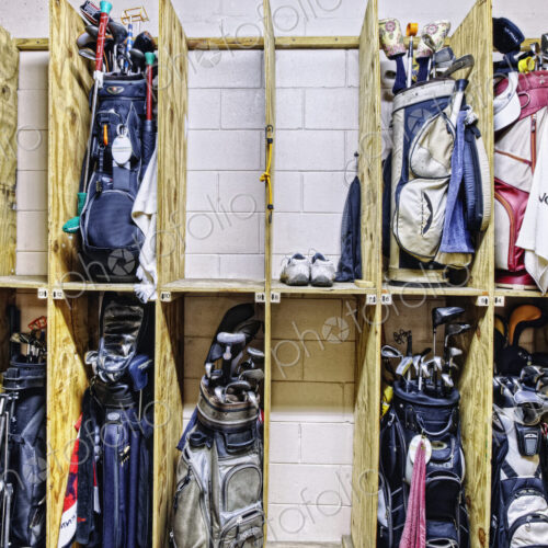 Storage Room for Golf Clubs Storage Room for Golf Clubs