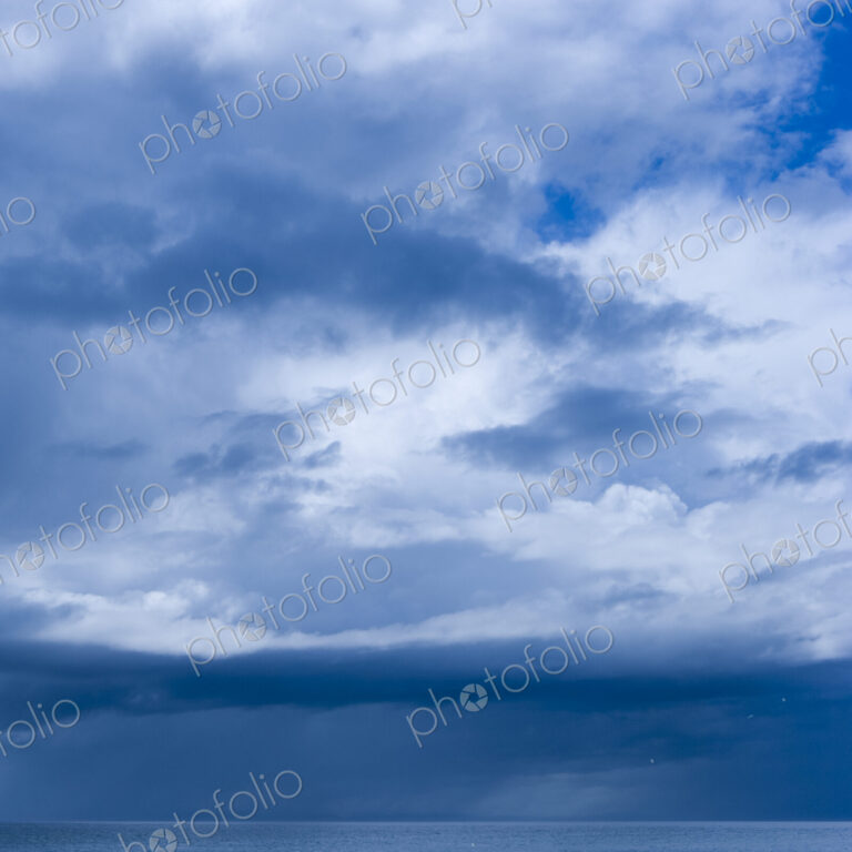Storm clouds above the Strait of Juan de Fuca.