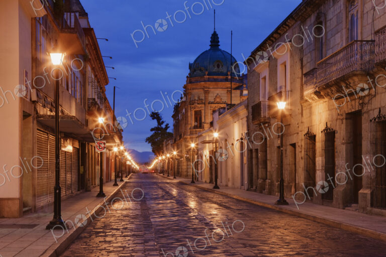Street Lights on an Empty Street