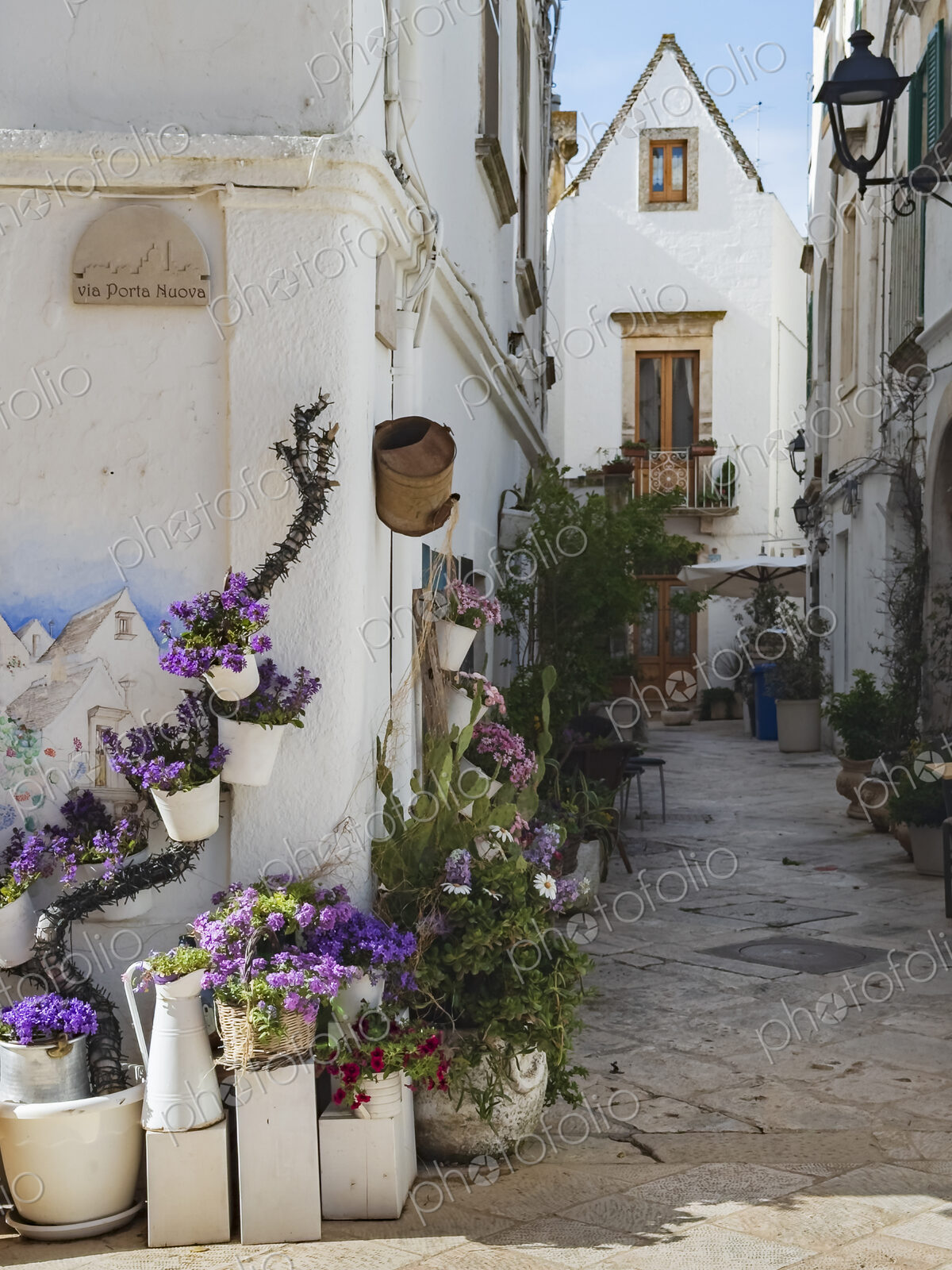 Street Scene in Locorotondo, Puglia