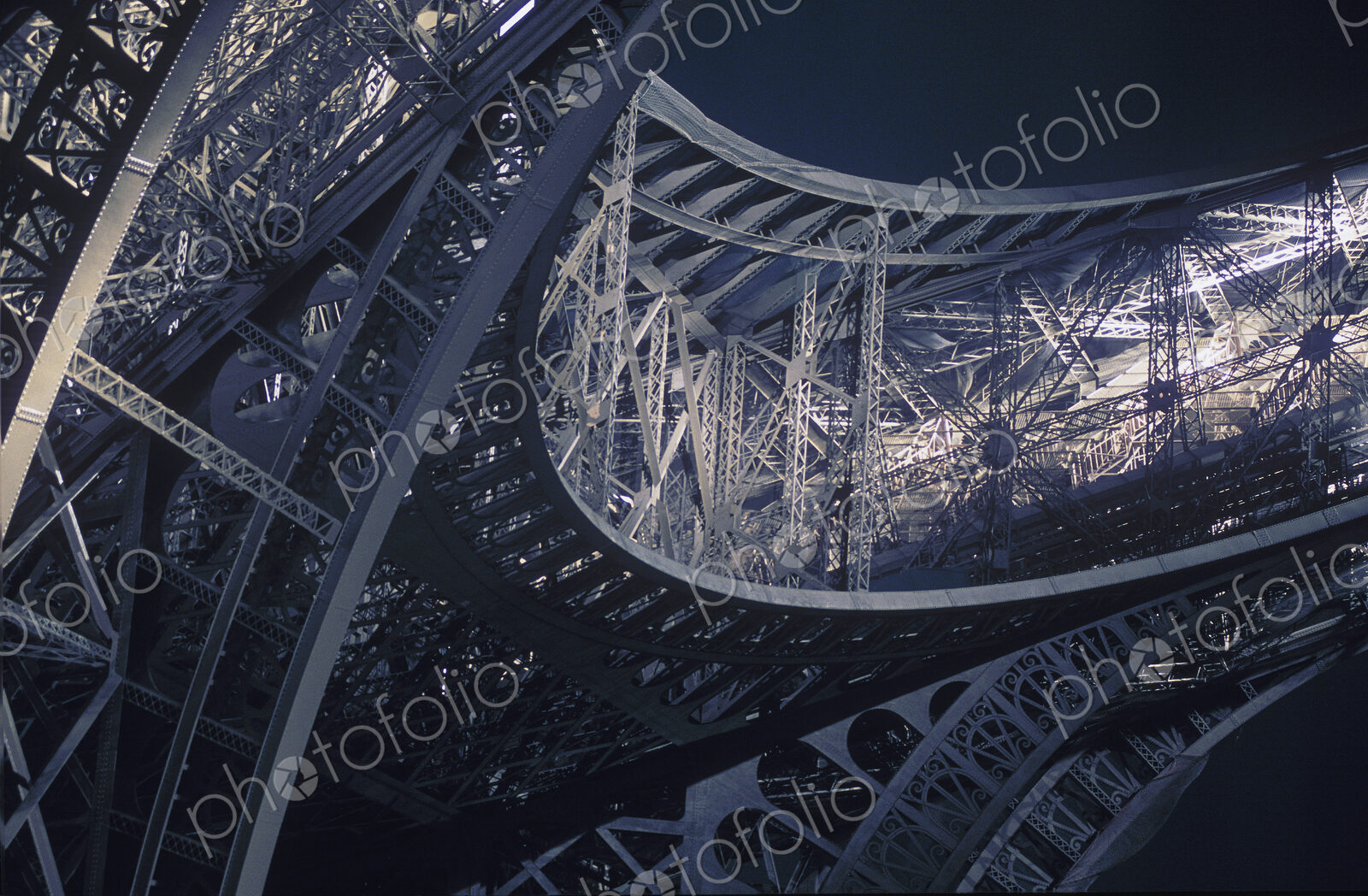 Structural detail of Eiffel Tower