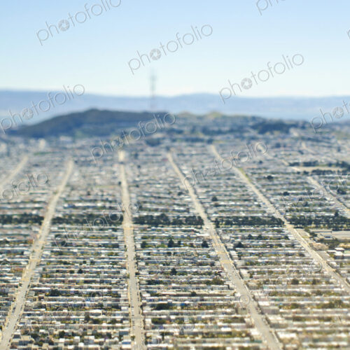 Suburban Tract Housing Against the Coast Suburban Tract Housing Against the Coast