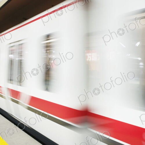 Subway Train Races By