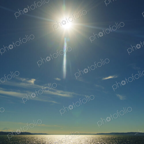 Sun over Puget Sound, Seattle, WA, USA Sun over Puget Sound, Seattle, WA, USA