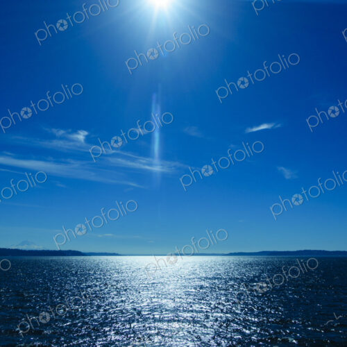 Sun over Puget Sound, Seattle, WA, USA Sun over Puget Sound, Seattle, WA, USA