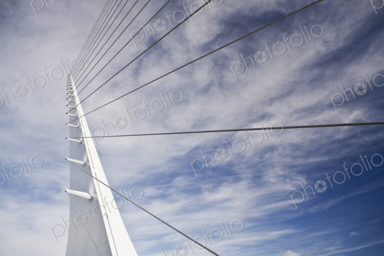 Sundial Bridge at Turtle Bay across the Sacramento River, Redding, California