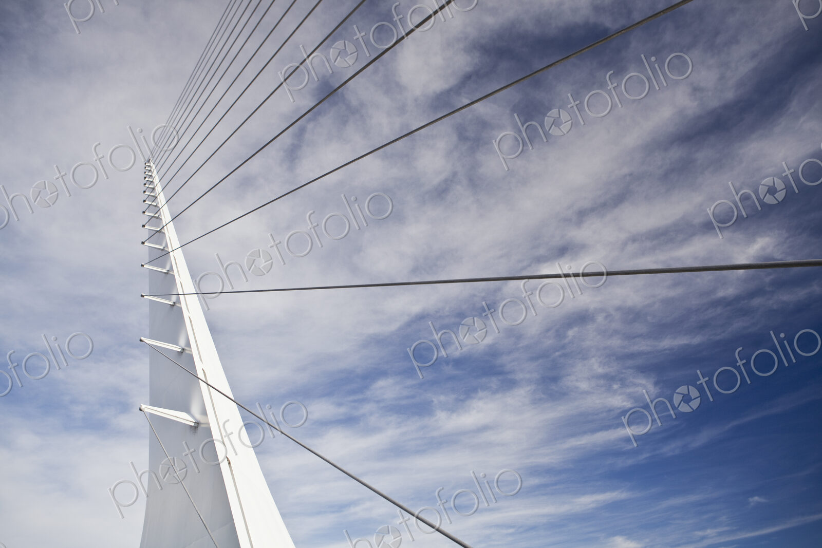 Sundial Bridge at Turtle Bay across the Sacramento River, Redding, California