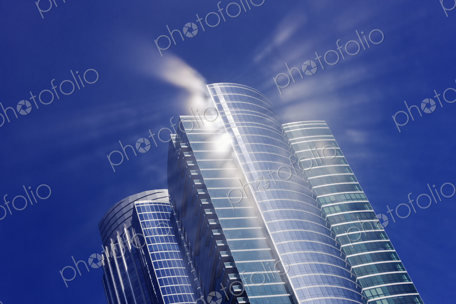 Sunlight Reflected Off an Office Building