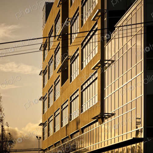 Sunlight Reflecting Off of Building Facade Sunlight Reflecting Off of Building Facade