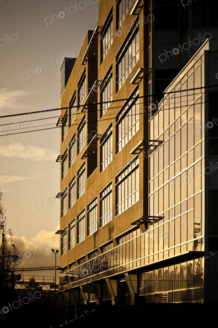Sunlight Reflecting Off of Building Facade