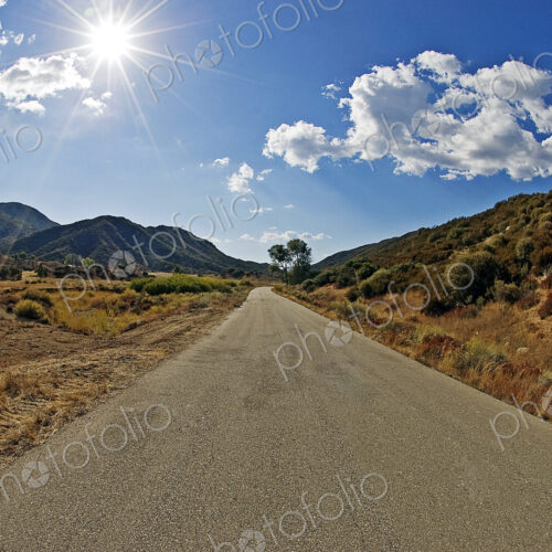 Sunny mountain road Sunny mountain road