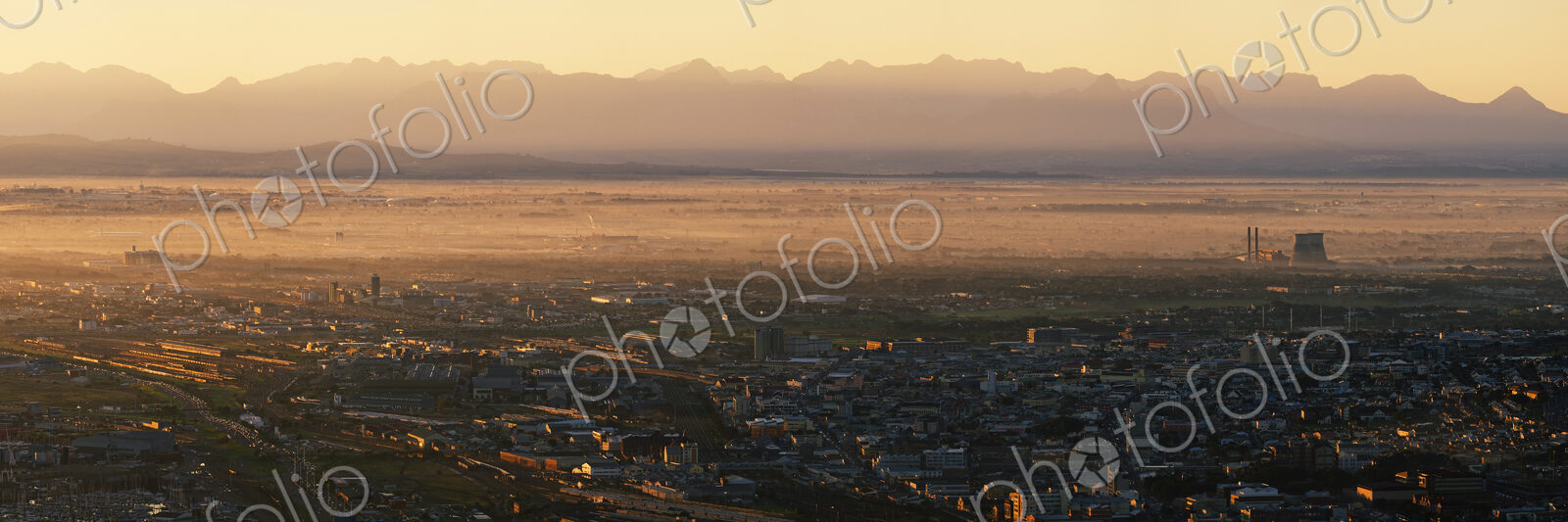 Sunrise over the Cape Flats