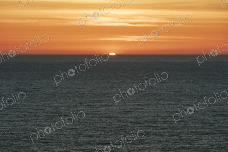 Sunset over Pacific Ocean
