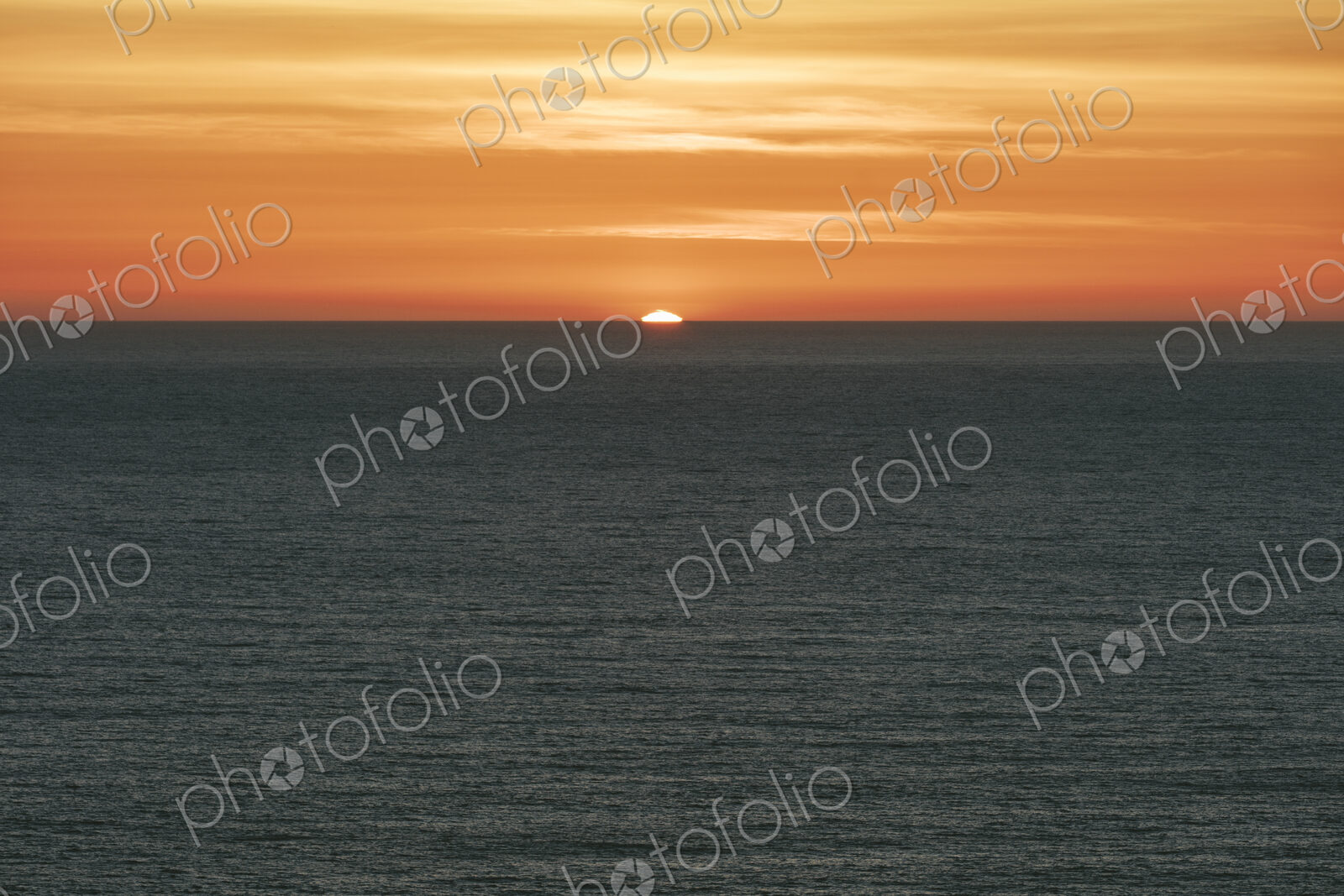 Sunset over Pacific Ocean