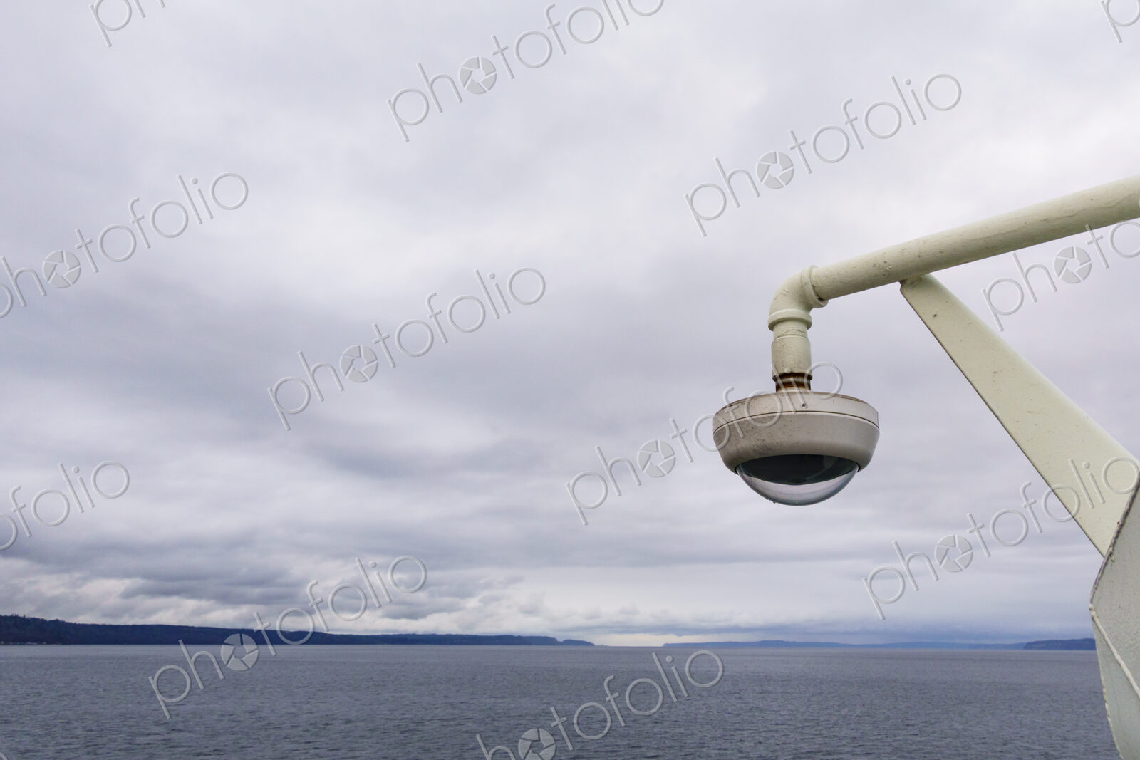Surveillance camera on Washington State Ferry, Seattle, WA USA