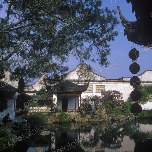 Suzhou, China-- Garden at Song Dynasty "Master of the Fishing Nets." Suzhou, China-- Garden at Song Dynasty "Master of the Fishing Nets."