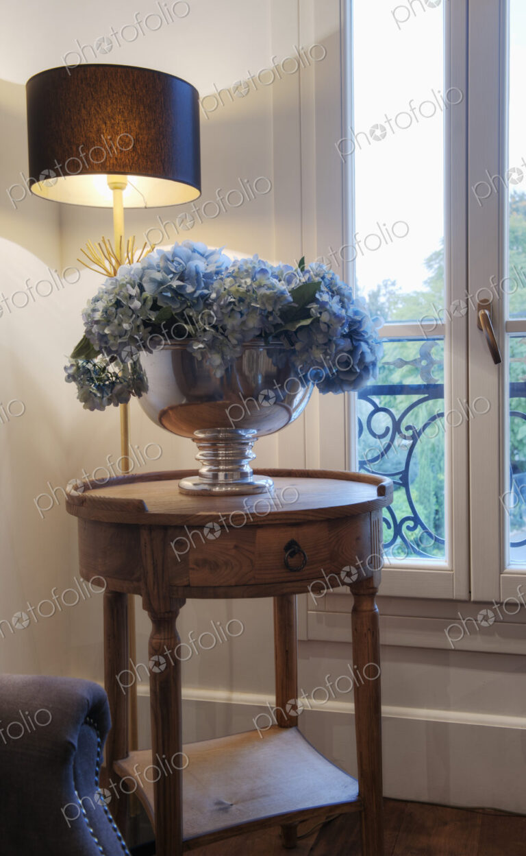 Table With Silver Bowl