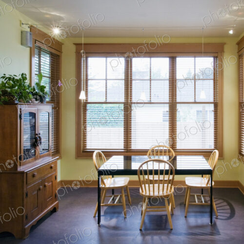 Table and Hutch in Dining room Table and Hutch in Dining room