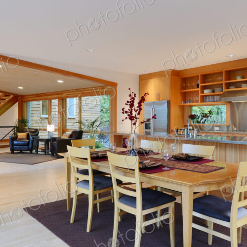Table and chairs in dining room Table and chairs in dining room