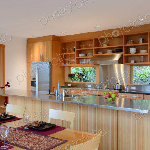 Table and counter tops in kitchen Table and counter tops in kitchen