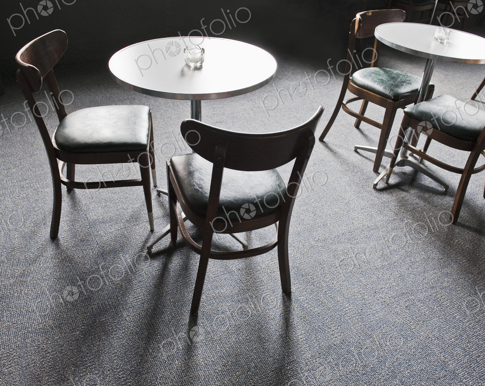 Tables and Chairs in a Cafe