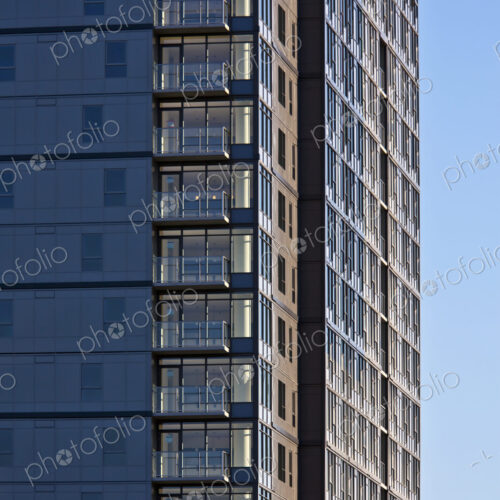 Tall Building with Outdoor Decks Tall Building with Outdoor Decks