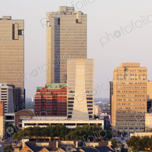 Tall Buildings in Fort Worth at Dusk Tall Buildings in Fort Worth at Dusk