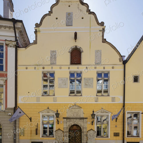 Tallinn's most famous medieval merchant houses, built in the 14th century.