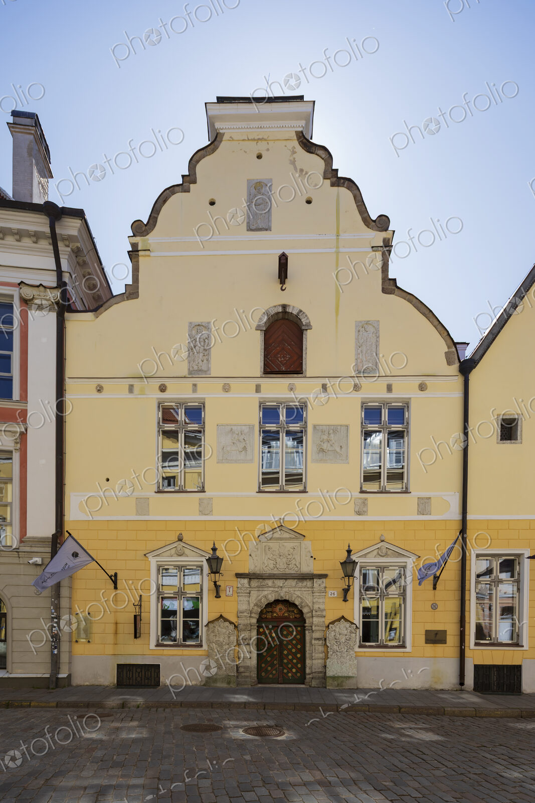 Tallinn’s most famous medieval merchant houses, built in the 14th century.