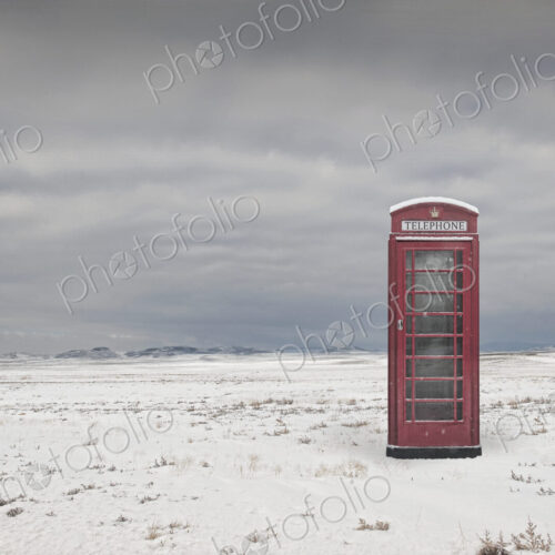 Telephone Box in Remote Location