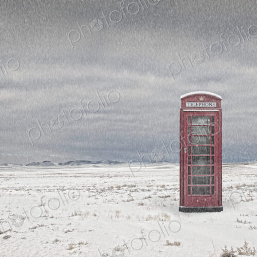 Telephone Box in Remote Location