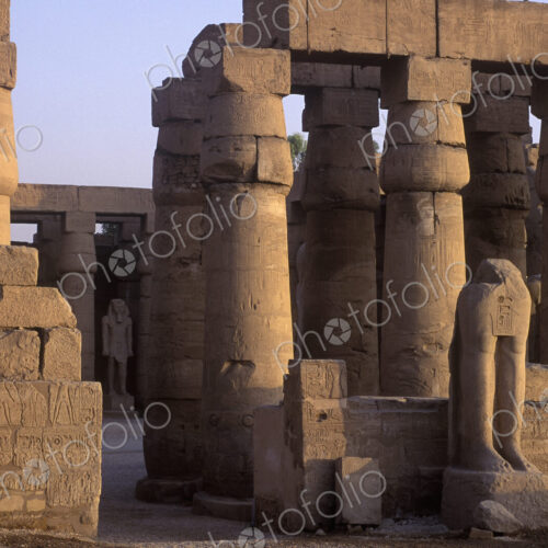 Temple Ruins at Karnak, Luxor, Egypt Temple Ruins at Karnak, Luxor, Egypt
