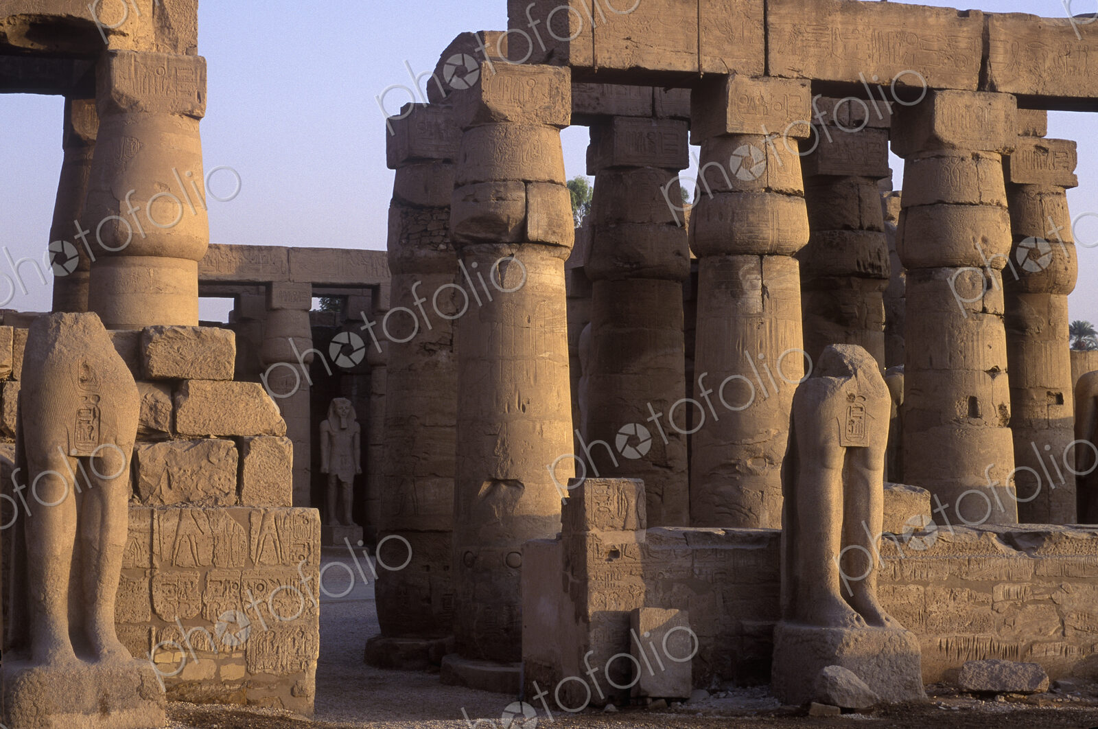 Temple Ruins at Karnak, Luxor, Egypt