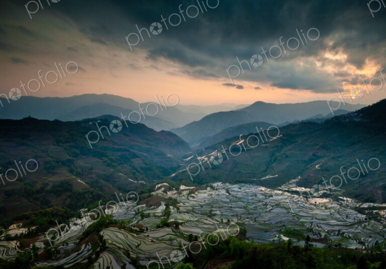 Terraced rice fields, Yuanyang, China