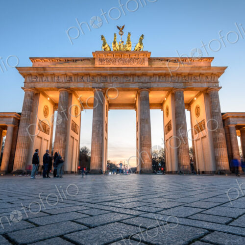 The Brandenburg Gate in Berlin, Germany. The Brandenburg Gate in Berlin, Germany.