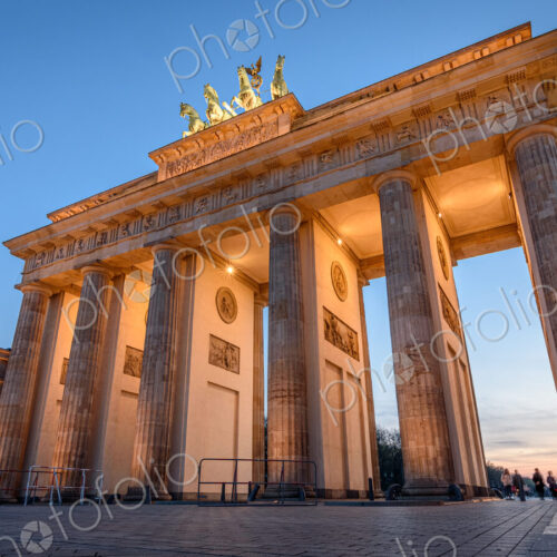 The Brandenburg Gate in Berlin, Germany. The Brandenburg Gate in Berlin, Germany.