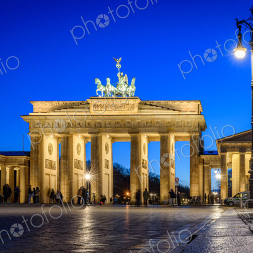 The Brandenburg Gate in Berlin, Germany at night. The Brandenburg Gate in Berlin, Germany at night.