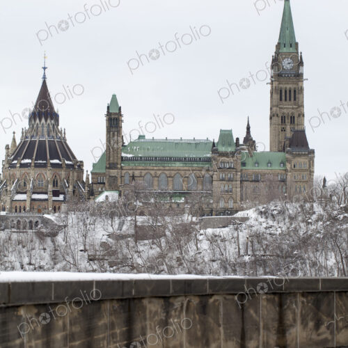The Canada Parliament building in winter, elevated view of the House of Commons, 19th… The Canada Parliament building in winter, elevated view of the House of Commons, 19th…