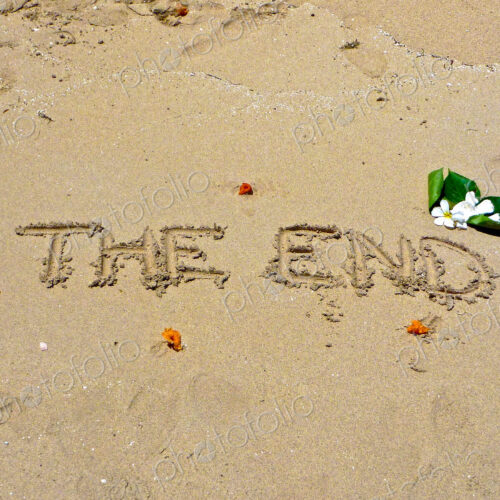 The End Written in Sand