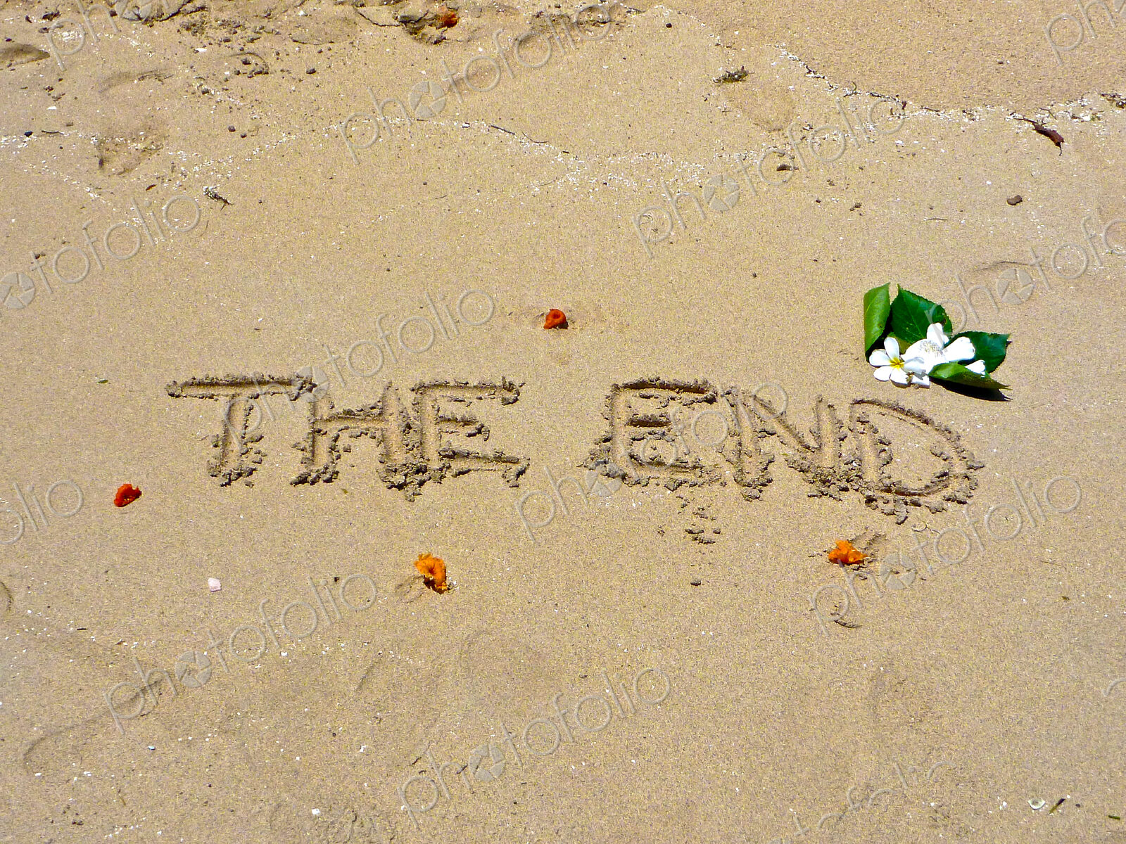 The End Written in Sand