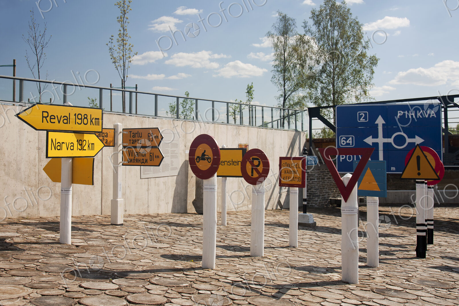 The Estonian Road Museum, open air museum, road signs.