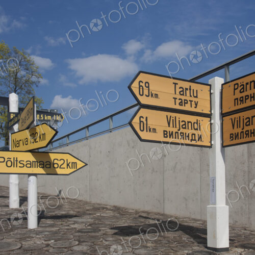 The Estonian Road Museum, open air museum, road signs.