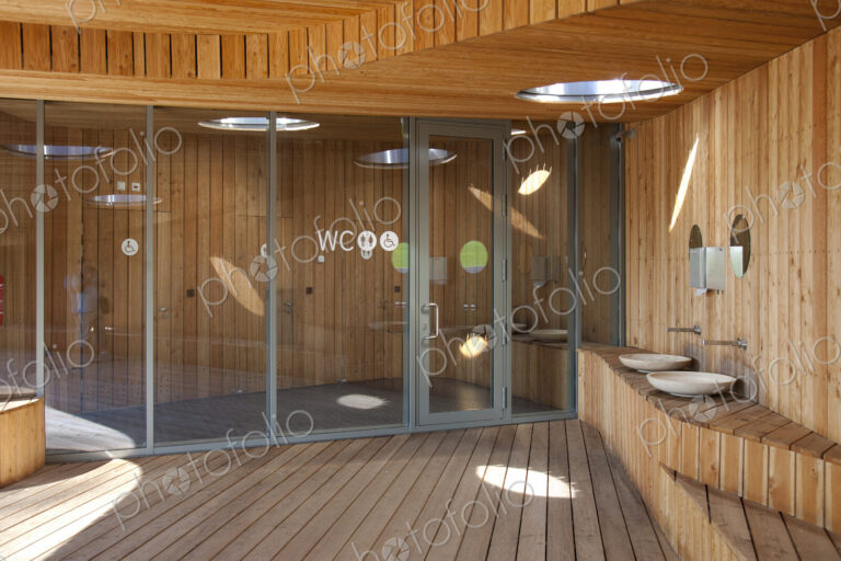 The Estonian Road Museum, visitor facilities, modern architecture, a wood clad…