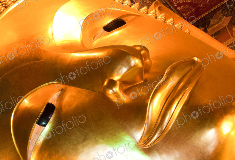 The Golden Buddha in the temple of Wat Traimit, Bangkok, Thailand