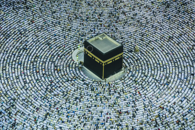 The Hajj annual Islamic pilgrimage to Mecca, Saudi Arabia, the holiest city for…
