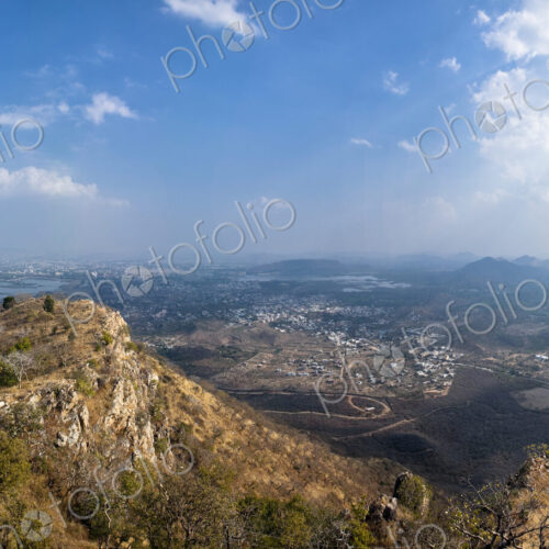 The Monsoon Palace, also known as the Sajjan Garh Palace, above Udaipur
